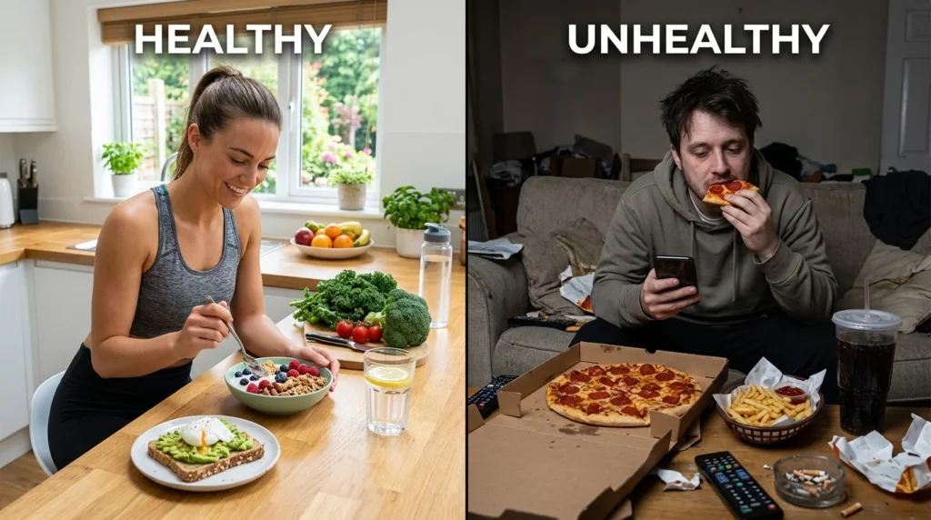 healthy or unhealthy