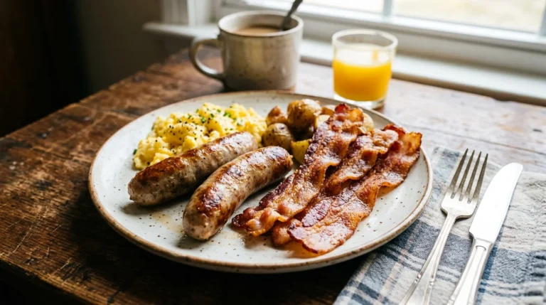 sausage or bacon