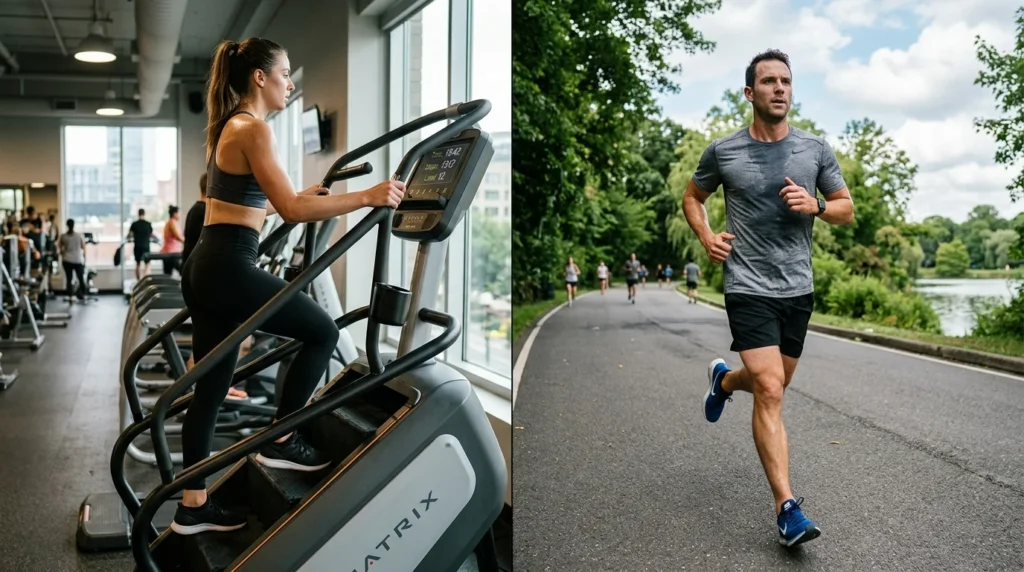stairmaster or running