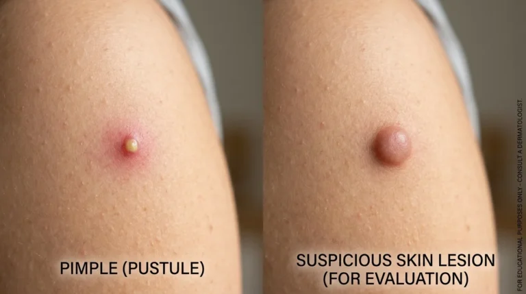 tumor or pimple